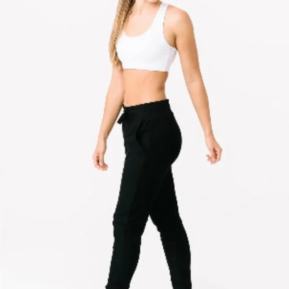 Zyia Active black ribbed joggers RETIRED size XXL great condition! - Picture 5 of 8